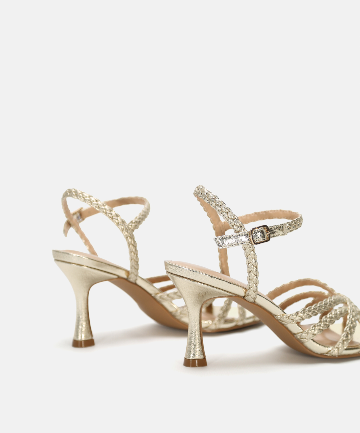 Sandalia tac&oacute;n trenzado image number null